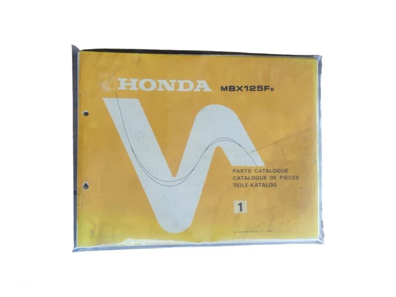 Parts List MBX 125F