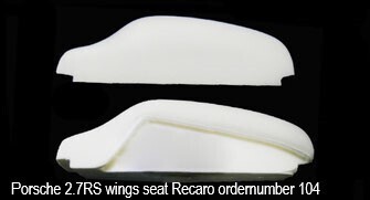 Porsche 2.7RS vleugels zit (Recaro)