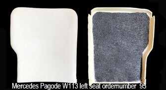 Mercedes Pagode W113 links zit