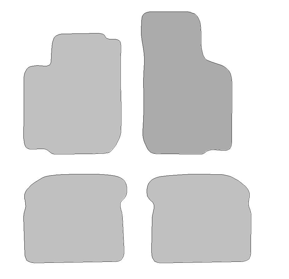 VW New Beetle, type 9C1, 1C1, 1Y7 (bouwjaar 1998-2010) (4x klikslot)