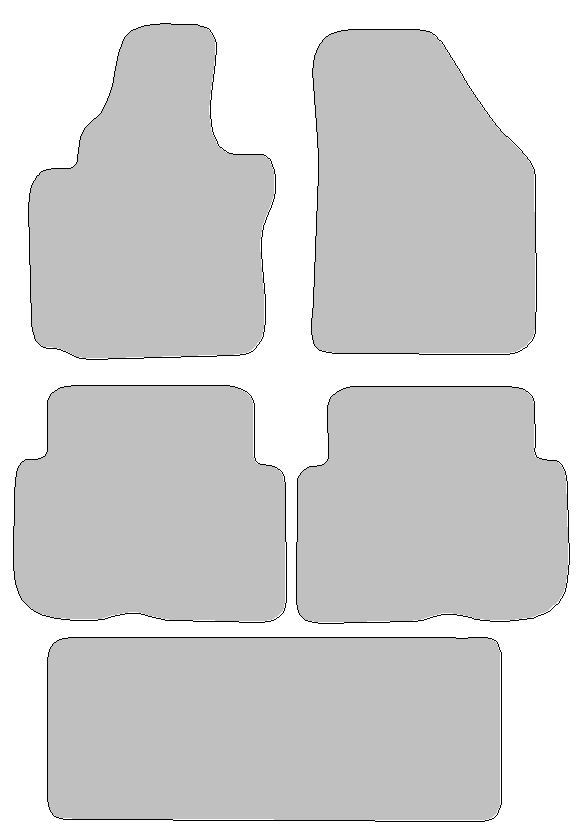 VW Touran, type 1T1, 1T2, 1T3 7-zit (bouwjaar 2003-2015)