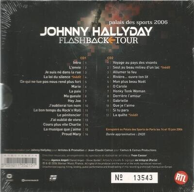 johnny hallyday : flashback tour palais des sports 2006