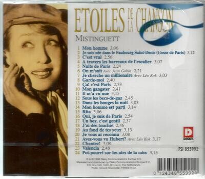 mistinguett : etoiles de la chanson