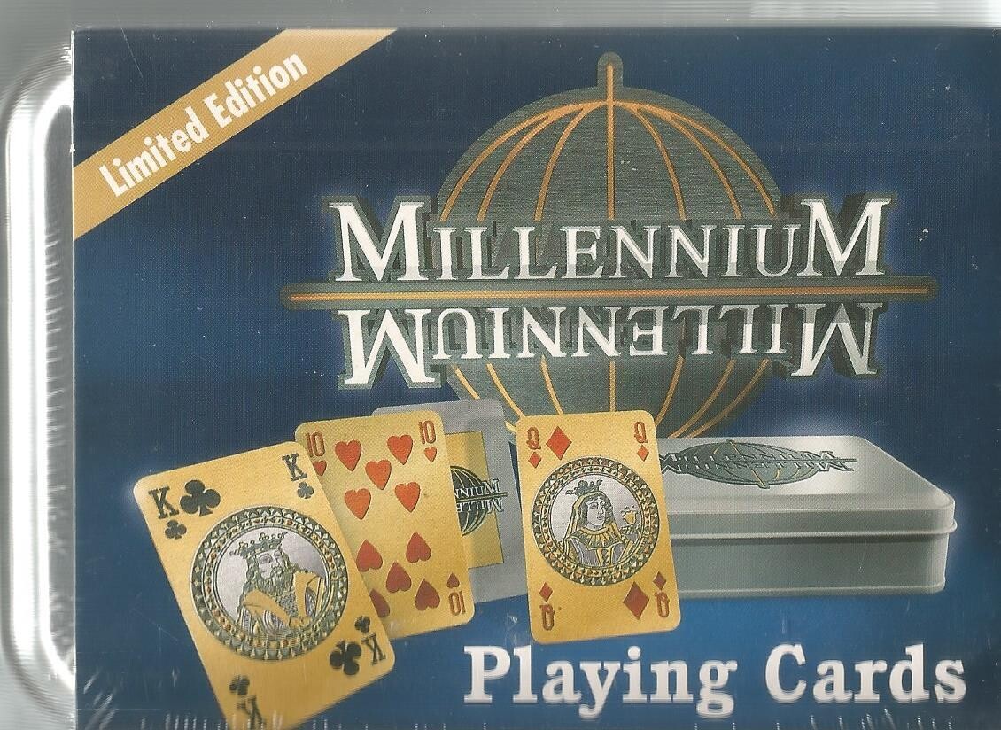 millennium playing cards ( limited edition )