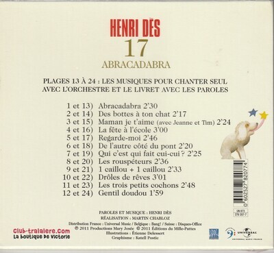 henri dès : abracadabra
