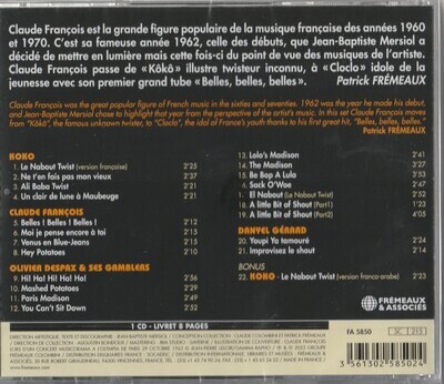 claude francois : rétrospective 1962