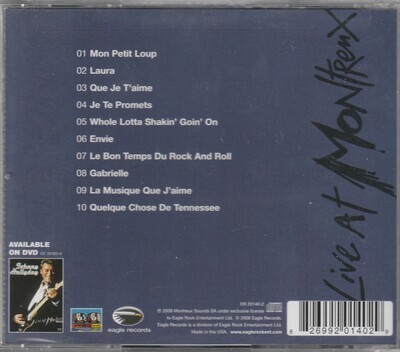 johnny hallyday : live at monttreux 1988