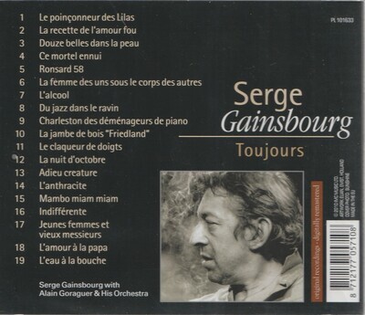 serge gainsbourg : toujours