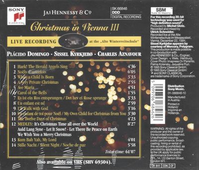 domingo , kyrkjebo , aznavour : christmas in vienna III