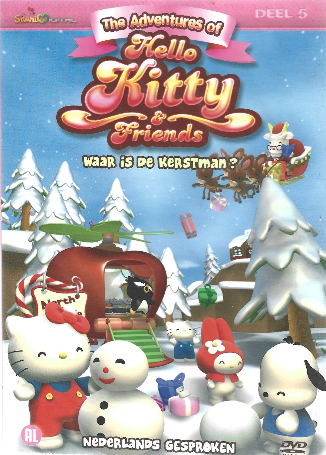 de avonturen van hello kitty en haar vriendjes : waar is de kerstman