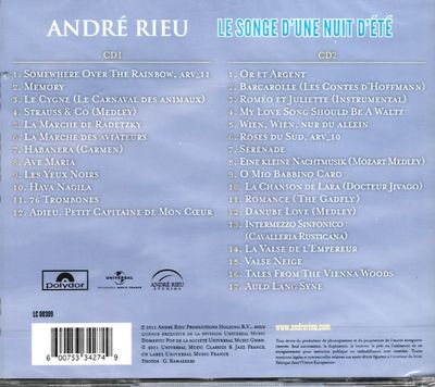 andré rieu : le songe d'une nuit d'été