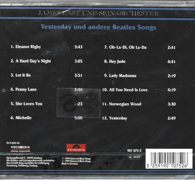 james last : yesterday und andere beatles songs