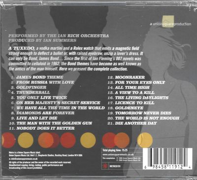 ian rich orchestra : shaken , not stirred - the essential james bond themes