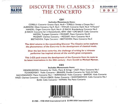 discover the classics volume 3 : the concerto