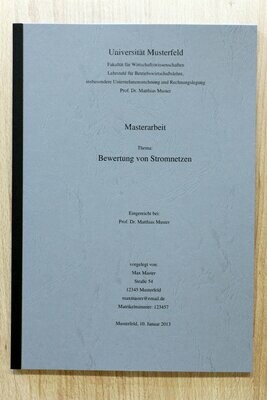 Klebebindung mit bedruckter Pappe