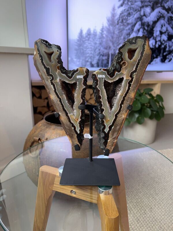 Nelly's fav! Agate Angel Wings