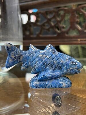 (éénmalig beschikbaar) vis van lapis lazuli