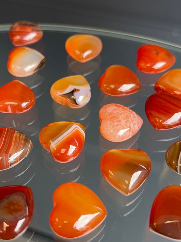 carneool hart mini (geeft kracht, moed en energie) carneool hart mini (geeft kracht, moed en energie)