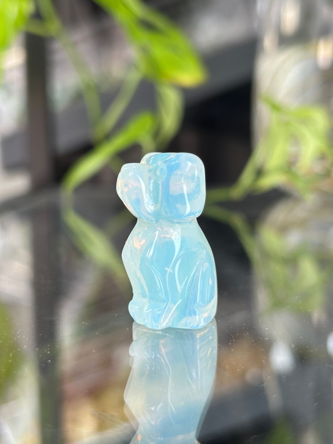 hondje van opaliet (man made)
