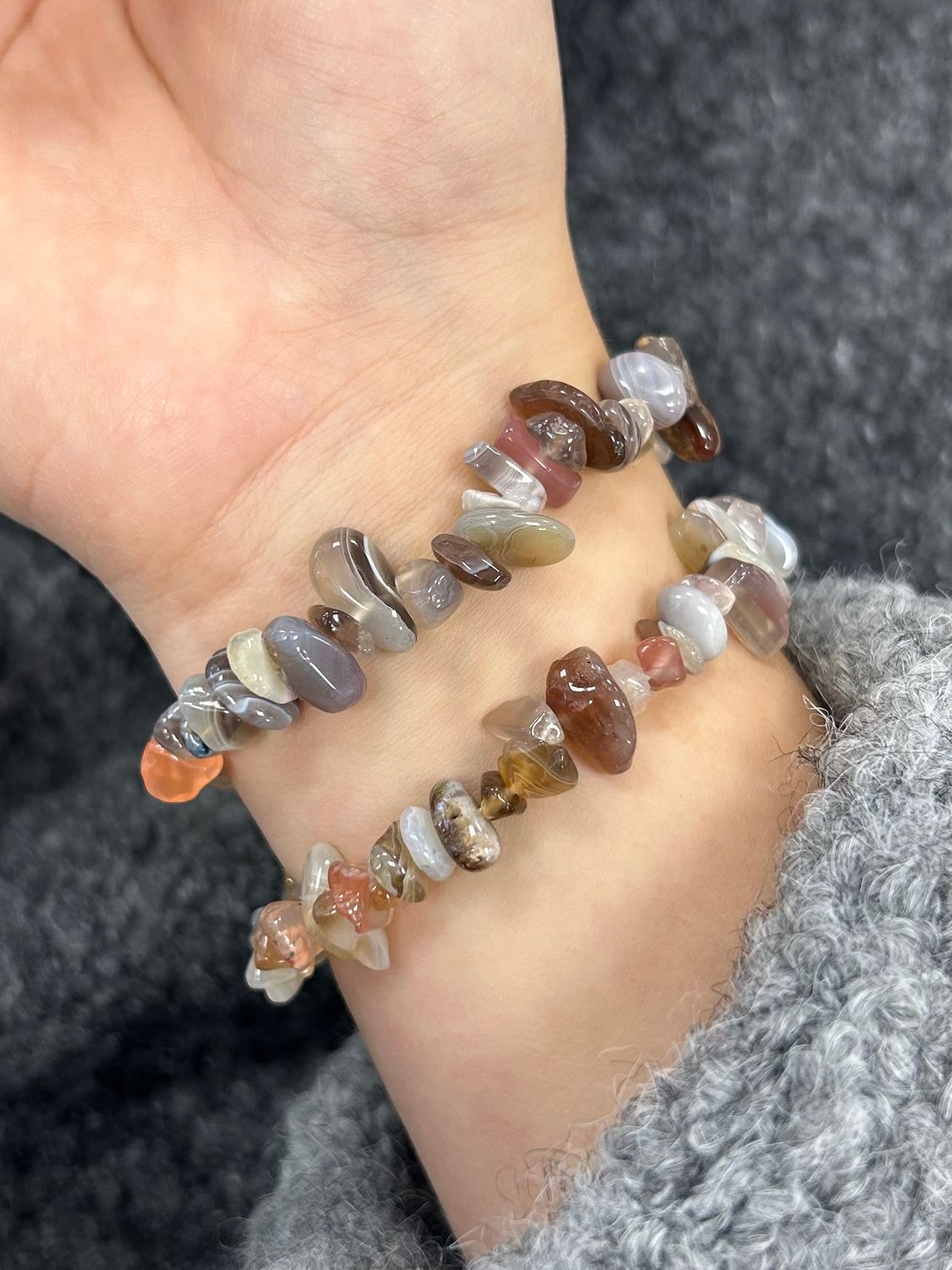 Botswana Agaat Split Armband Botswana Agaat Split Armband