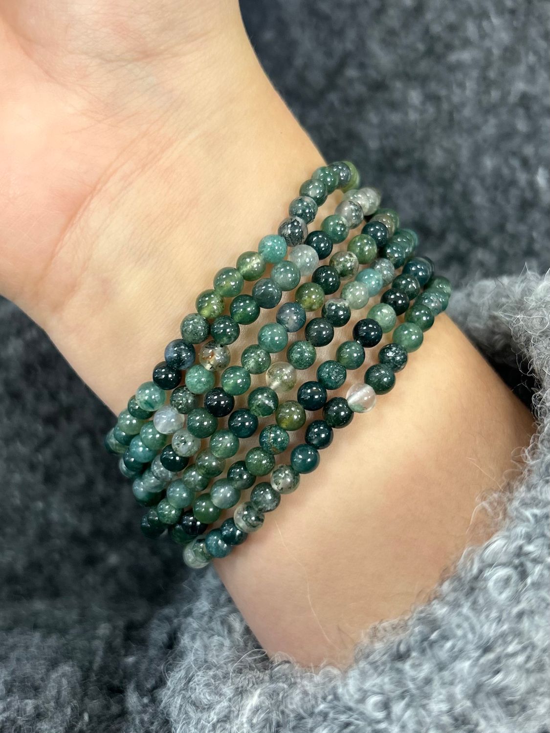 mosagaat armband 4mm (los laten, ontspannen, voor een goede weerstand)