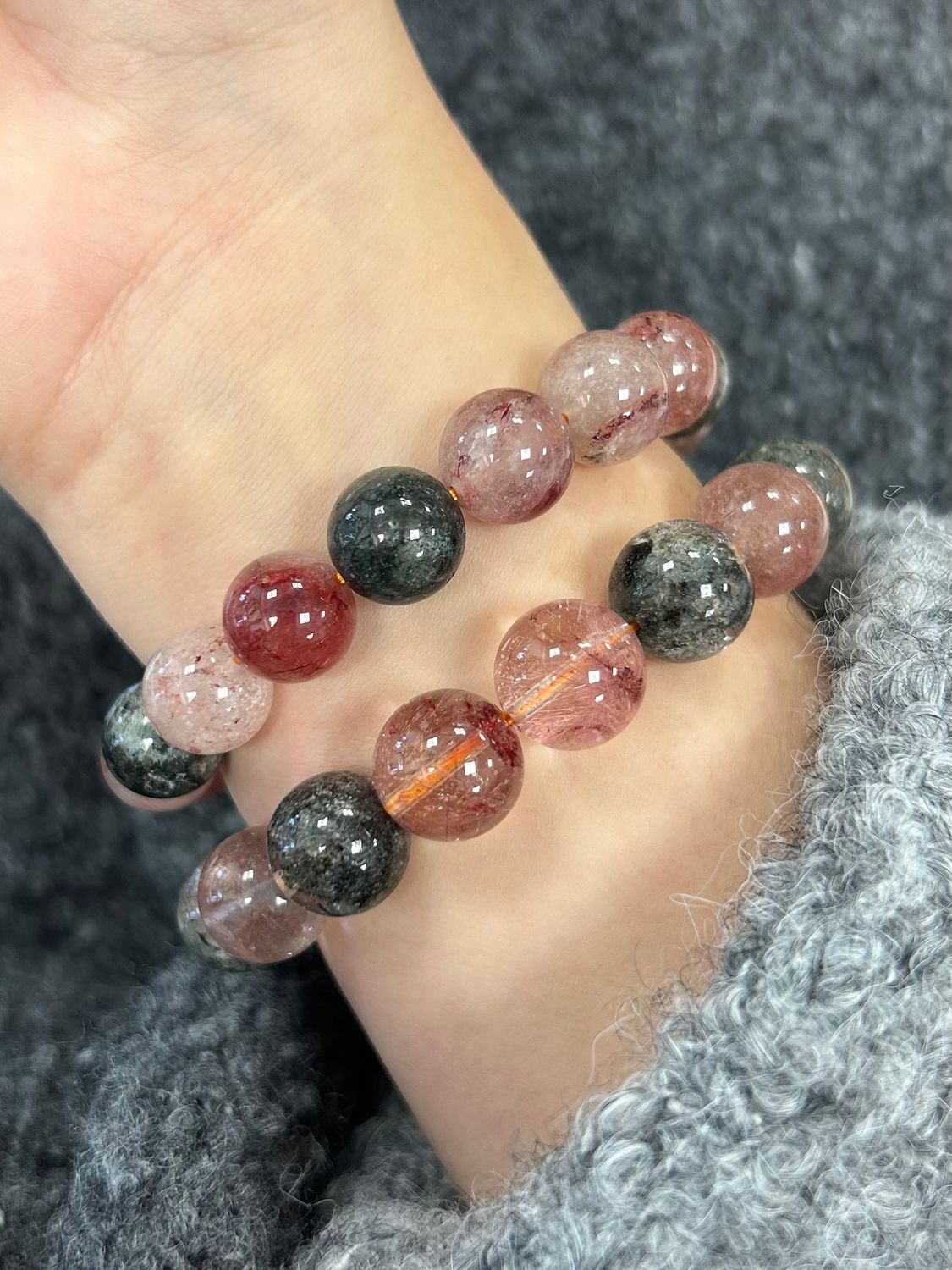 lodoliet armband (krachtige healer, top voor manifesteren)