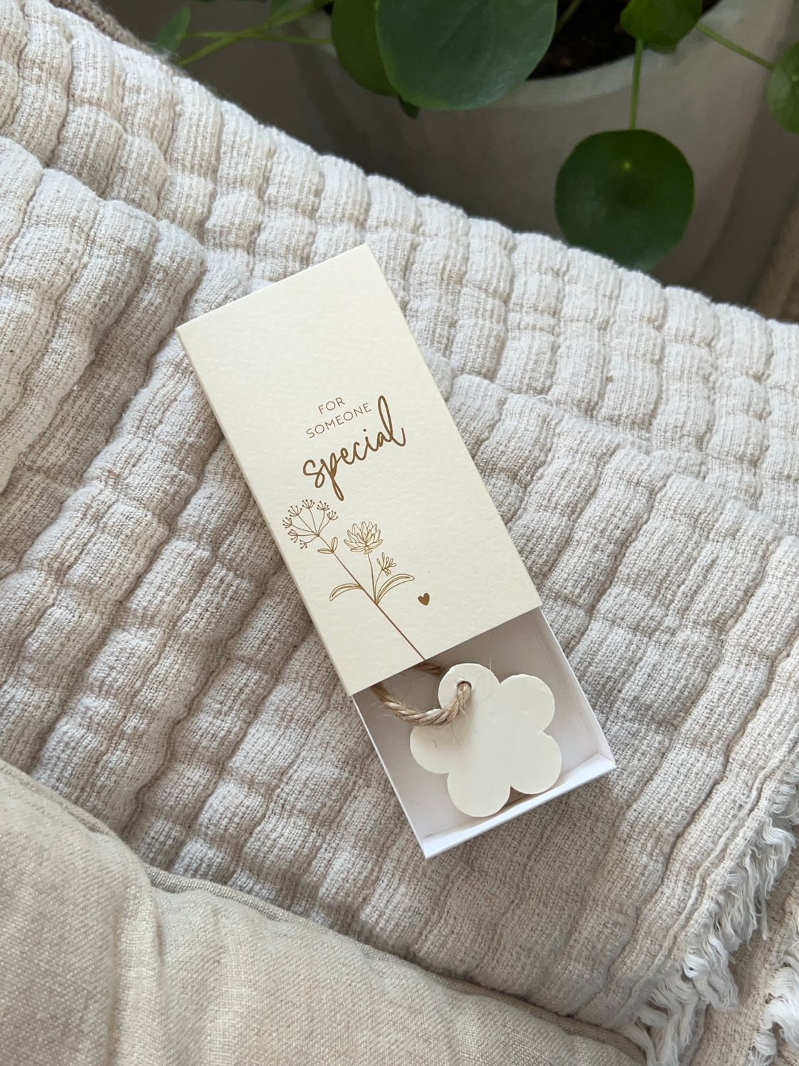 For someone special / giftbox met zeepje