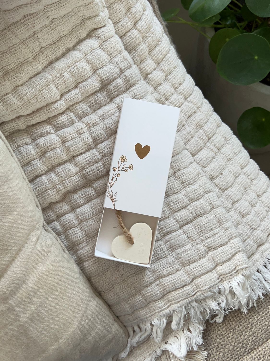 Hartje / giftbox met zeepje