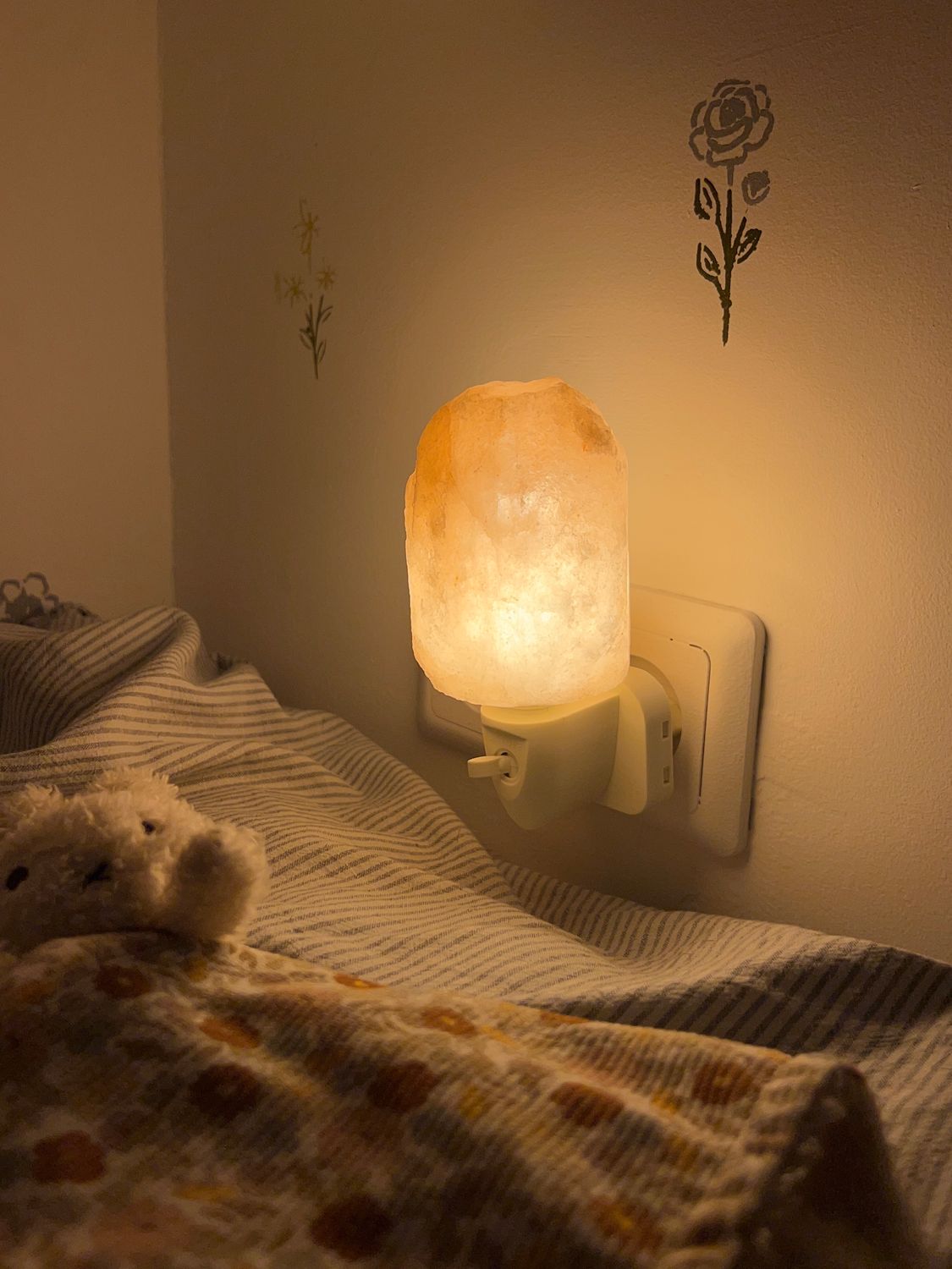 Himalaya zouten nachtlampje (warm licht)