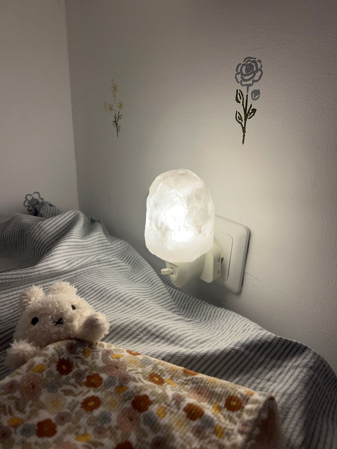 Himalaya zouten nachtlampje (wit licht)