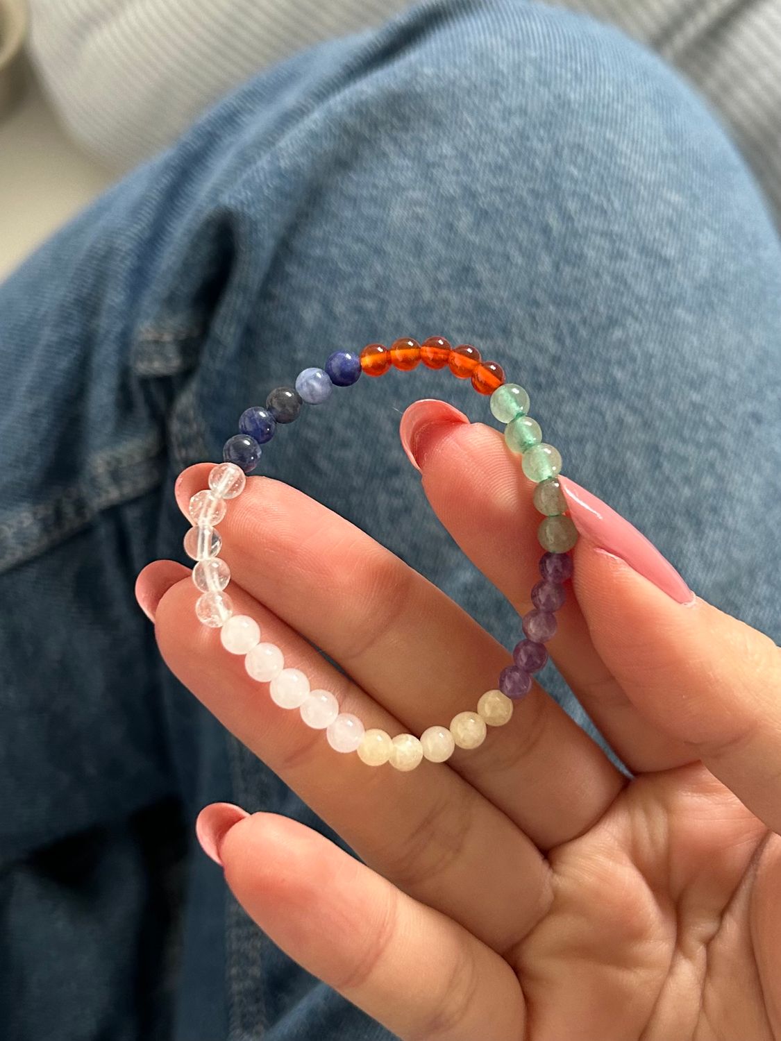 Kinder armband chakra (4mm)