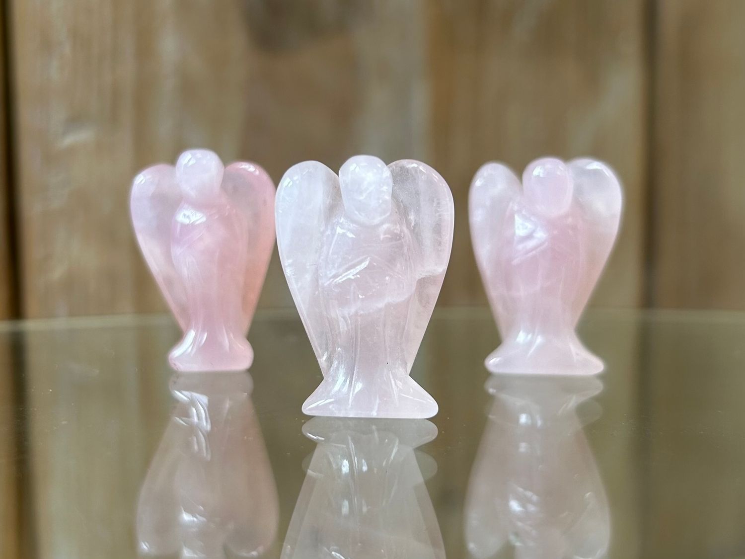 Rozenkwarts engeltje (2,5cm)