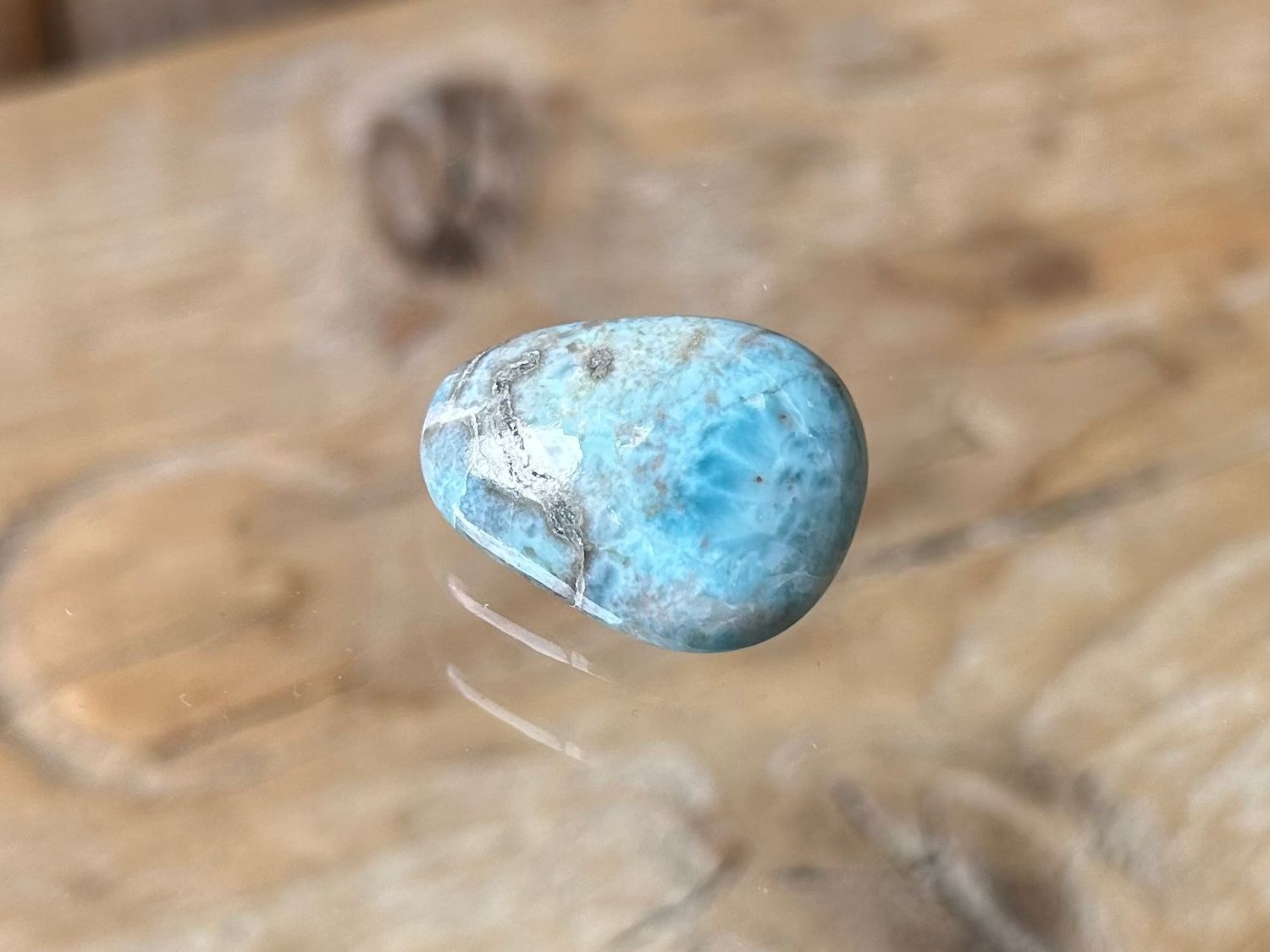Larimar knuffellsteen (Dominicaanse Republiek)