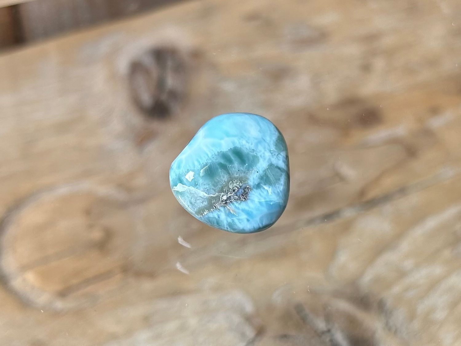 Larimar knuffellsteen (Dominicaanse Republiek)