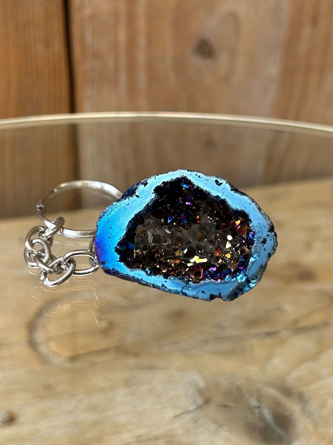 Titanium aura sleutelhanger