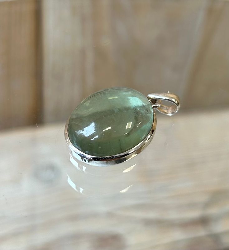 Regenboog Fluoriet Zilveren Hanger (925)