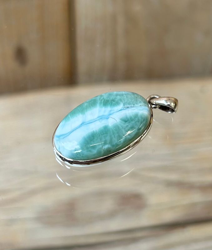Larimar Zilveren Hanger (925) Larimar Zilveren Hanger (925)