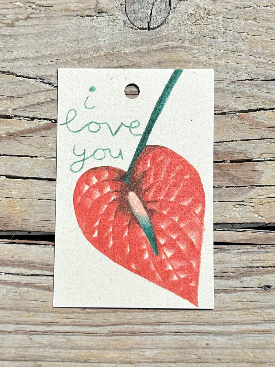 Kaartje 'i love you'