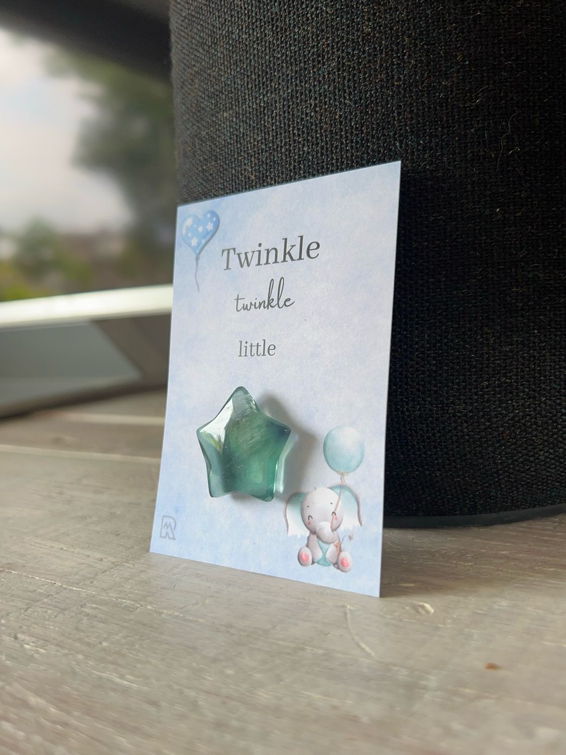 Twinkle twinkle little star (boy) (inclusief organza zakje)