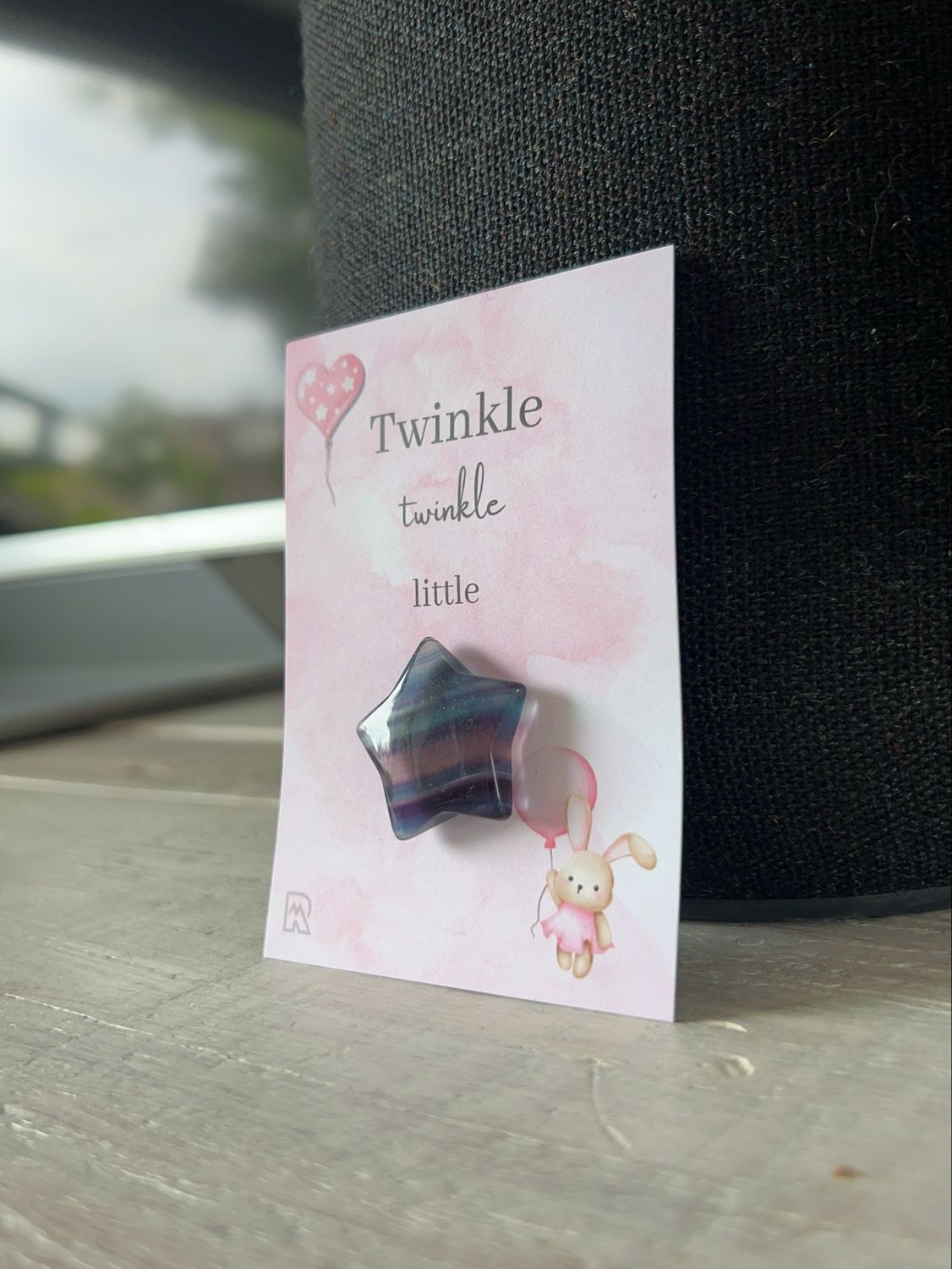 Twinkle twinkle little star (girl) (inclusief organza zakje)