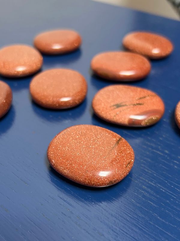 Goudsteen (oplegsteen) (synthetisch)