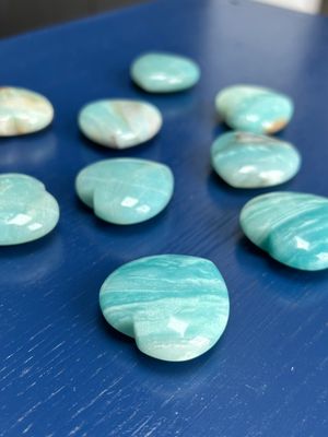 Amazoniet hart 4cm Amazoniet hart 4cm