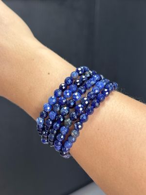 Sodaliet facet geslepen 6mm (loslaten, zelf acceptatie, inzicht)