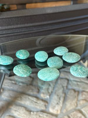 Amazoniet trommelsteen (rust, harmonie, evenwicht in angst en trauma's)