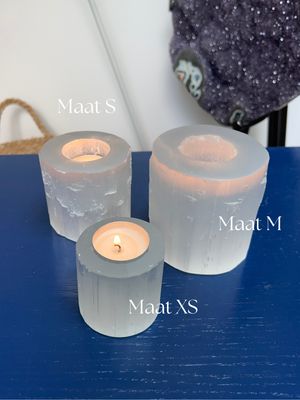 Seleniet waxinelichtjes houder Seleniet waxinelichtjes houder