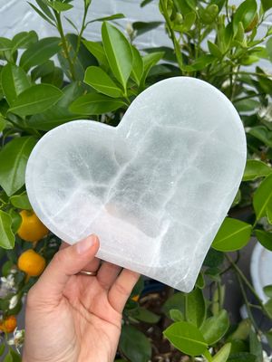 Seleniet schaal groot (hart) Seleniet schaal groot (hart)