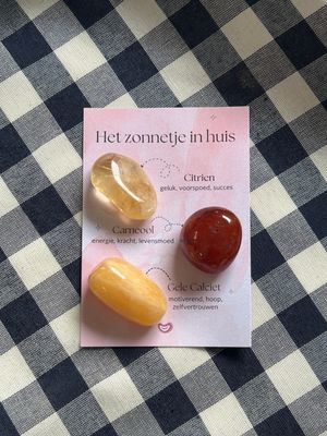 Setje voor een zonnetje in huis Setje voor een zonnetje in huis