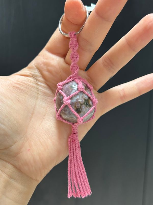 Oceaan jaspis  (sleutel) hanger