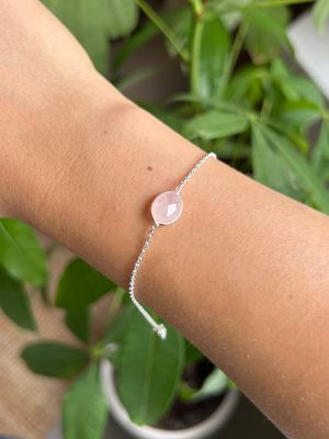 Ovaal Facet - Rozenkwarts Ovaal Facet - Rozenkwarts