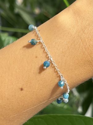 Chained armband zilver